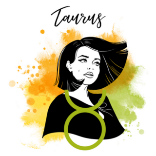 Zodiac Sign Taurus Sketch Sticker
