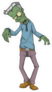 Zombie In Sweater Sticker