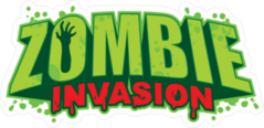 Zombie Invasion Text Sticker