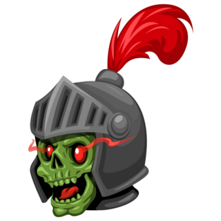 Zombie Knight Sticker