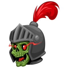 Zombie Knight Sticker