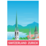 Zurich In Switzerland Travel Sticker