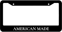 American Made License Plate Frame