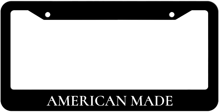 American Made License Plate Frame