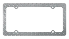 Chrome Diamond License Plate Frame