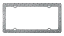 Chrome Diamond License Plate Frame