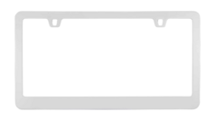 Chrome Metal License Plate Frame