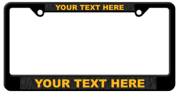 Elevated Elegance Custom License Plate Frame