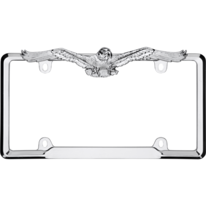 Eagle Chrome License Plate Frame