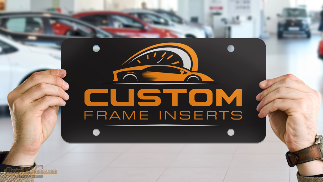 Plastic Frame Inserts | Custom Auto Display Plates