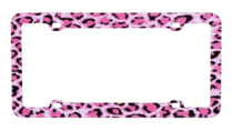 Pink Leopard Skin Plastic Frame
