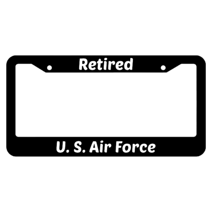 Retired United States Air Force License Plate Frame