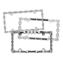 Skulls and Chains License Plate Frames