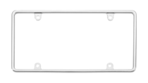 Slim Chrome Rim License Plate Frame