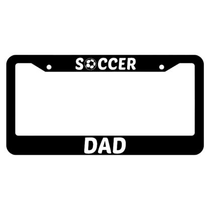 Soccer Dad License Plate Frame
