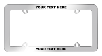 Stainless Steel Custom License Plate Frame