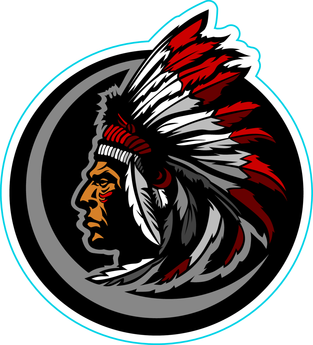 Graphic Native American Indian Chief Sticker