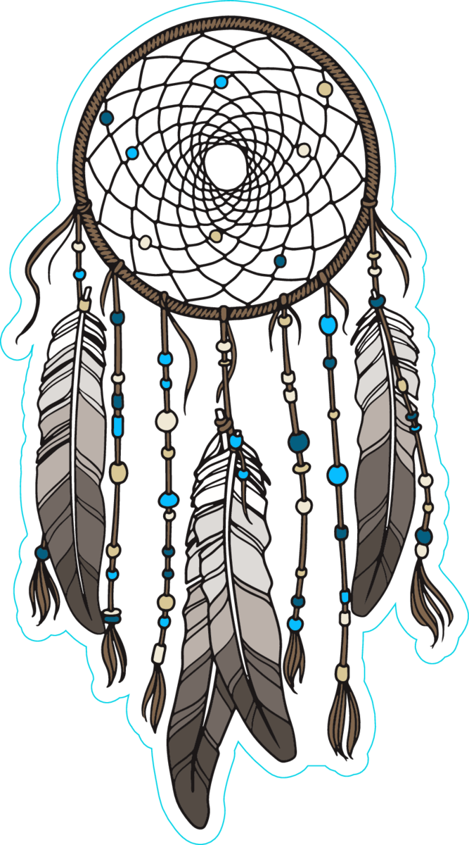Native American Indian Dream Catcher Sticker