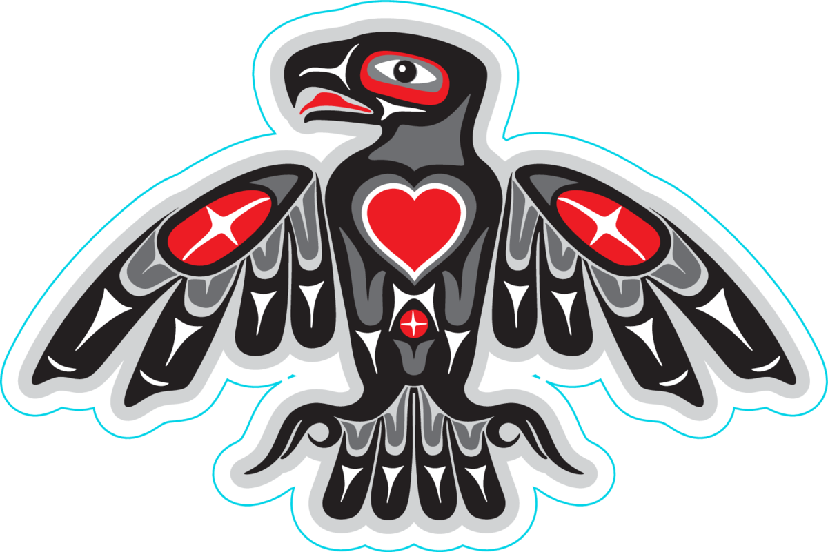 Eagle In Native Art Style Sticker