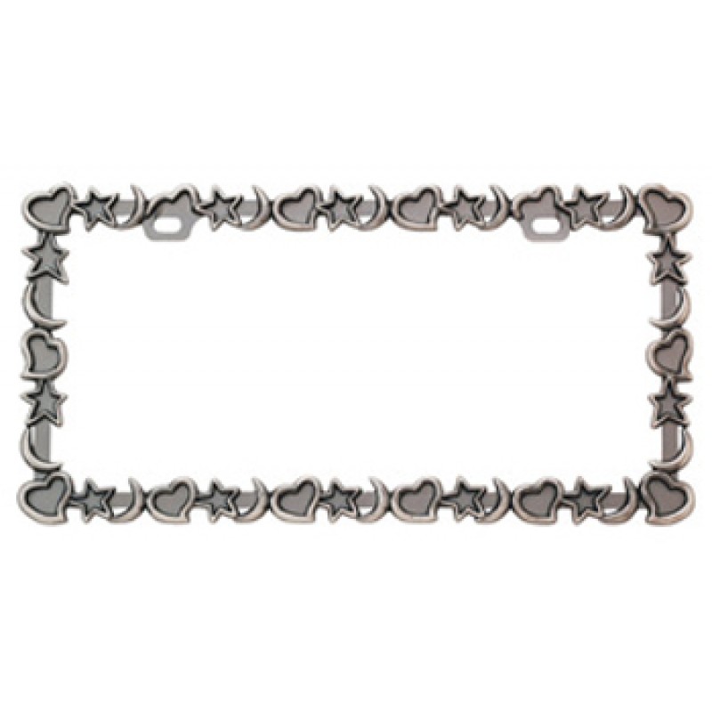 Celestial - Hearts, Moons & Stars License Plate Frame
