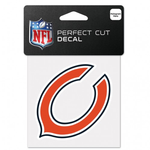 Chicago Bears Die Cut Transfer Decal Strip - White