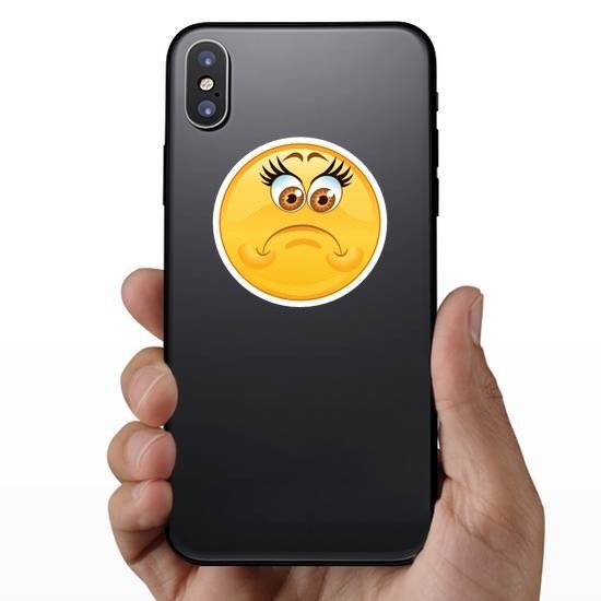 Crazy Sad Upset Emoji Sticker