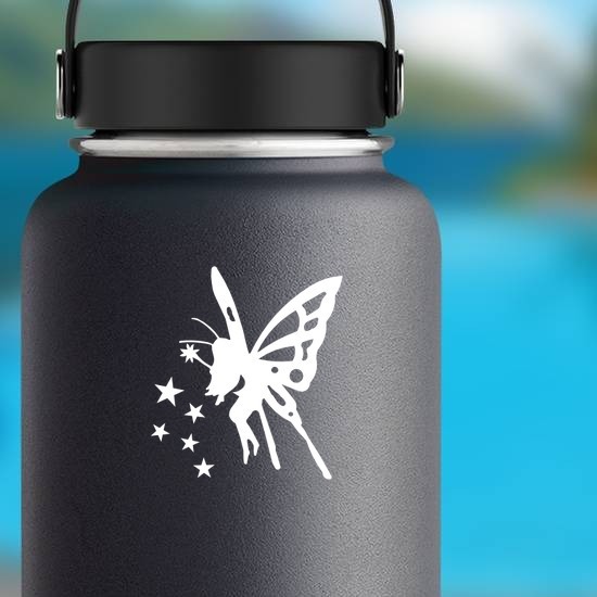 Fairy Sprinkling Pixie Dust With Wand Sticker