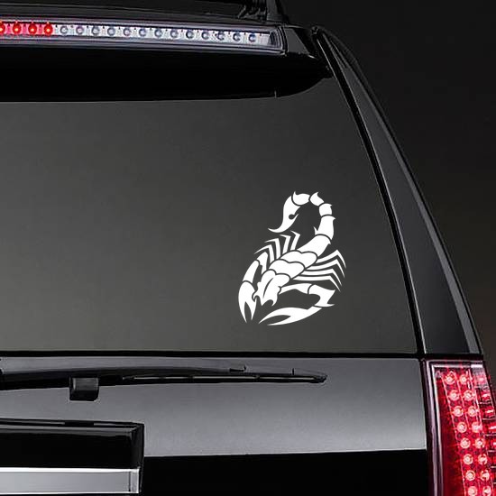 Massive Scorpion Sticker on a Rear Car Window example