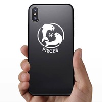 Astrology - Pisces Sticker on a Phone example