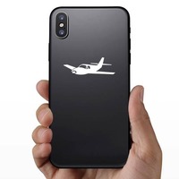 Cool Airplane Sticker on a Phone example