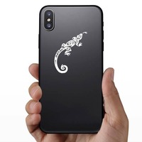 Cutetribal Lizard Gecko Sticker on a Phone example