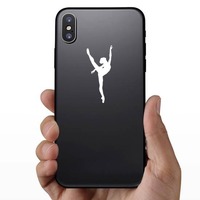 Graceful Dancer Sticker on a Phone example