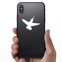 Hummingbird Sticker on a Phone example