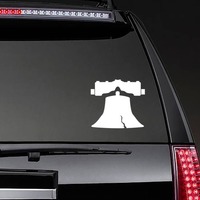 Liberty Bell Sticker on a Rear Car Window example