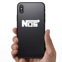 Nos Nitrous Oxide Sticker on a Phone example