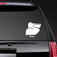 Pelican Bird on a Rear Car Window example