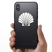 Spirited Seashell Sticker on a Phone example