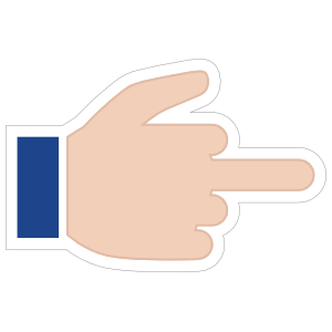Hands Middle Finger Thumb Up RH Emoji Sticker