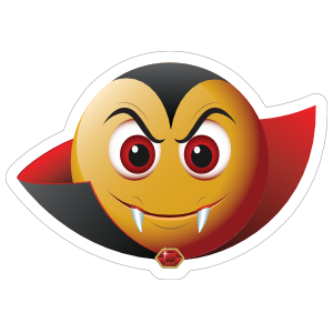 Cute Vampire Emoji Sticker