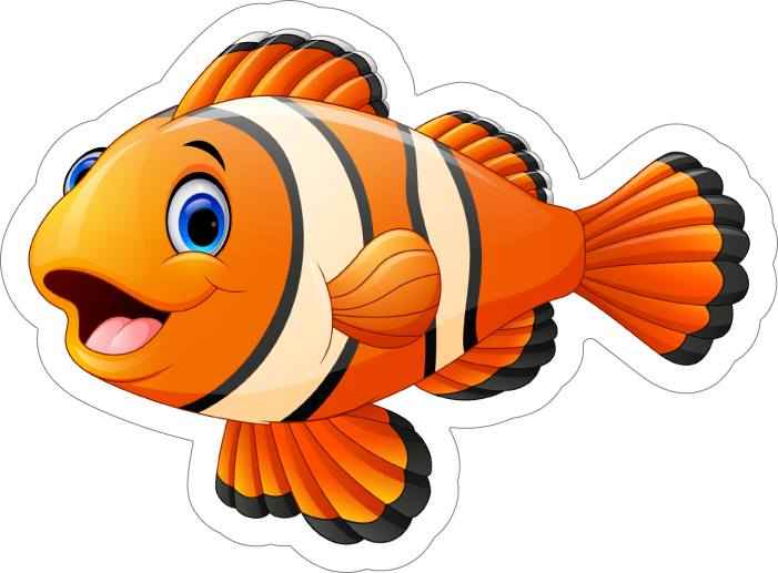 Clown Fish Sticker