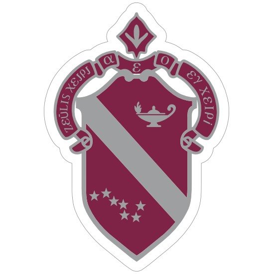 Alpha Phi Crest Sticker