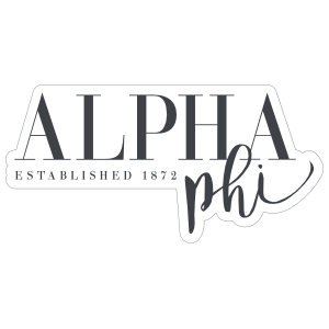 Alpha Phi Established Sticker
