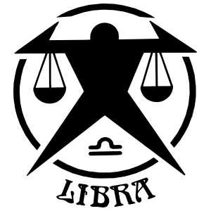 Astrology - Libra Zodiac Sticker