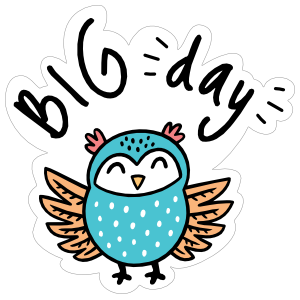 Big Days Camping Sticker