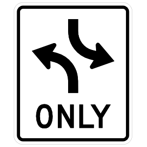 Left Turns Only Magnet