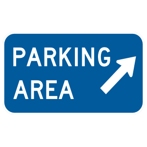 Parking Area Here Magnet