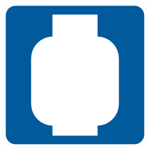 Propane Sticker