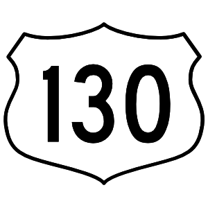 Highway 130 Sign Sticker