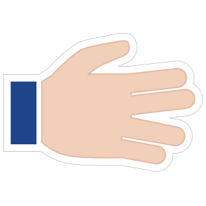 Hands Spock RH Emoji Sticker