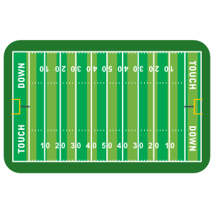 Football Field Sticker